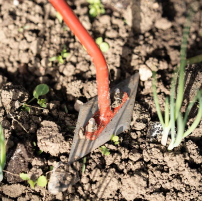 Terrateck Kézi gyomelvágó kapa gyémánt alakú 120mm