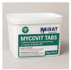 MYCOVIT TABS, 4 kg, kb 1000 tabletta, mikkorhiza gomba és hasznos bakterium oltóanyag törzseket és tápanyagokat tartalmazó ültető tabletta