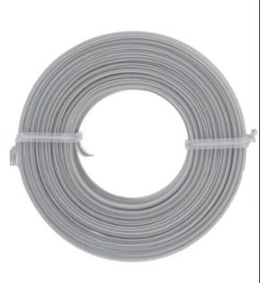 KV3W03 kötöződrót 50 db-os kartonban, Volpi elektromos  kötözőgépekhez - áttetsző műanyag bevonatú acél huzal maggal, fényre fokozatosan lebomlik, kartonos ár 50 tekercs