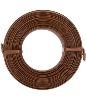 KV3W01 kötöződrót 50 db-os kartonban, Volpi elektromos  kötözőgépekhez - barna műanyag bevonatú acél huzal maggal (másolat)